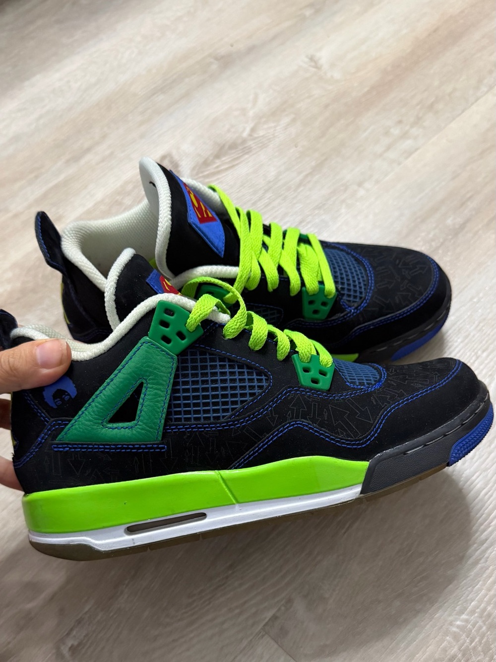 Jordan 4 Dornebacher Superman